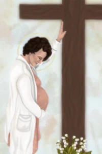 St. Gianna Leaning on the Cross